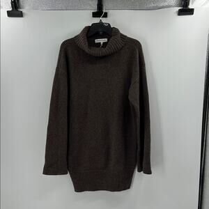 Weekend Stories Revolve Lofty Jersey Sweater Dress - Molasses - Small